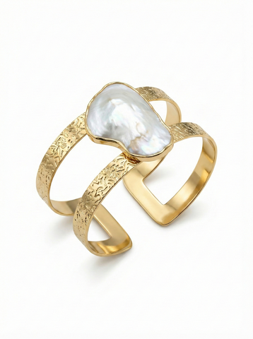 Genuine Baroque Pearl Bracelet Set