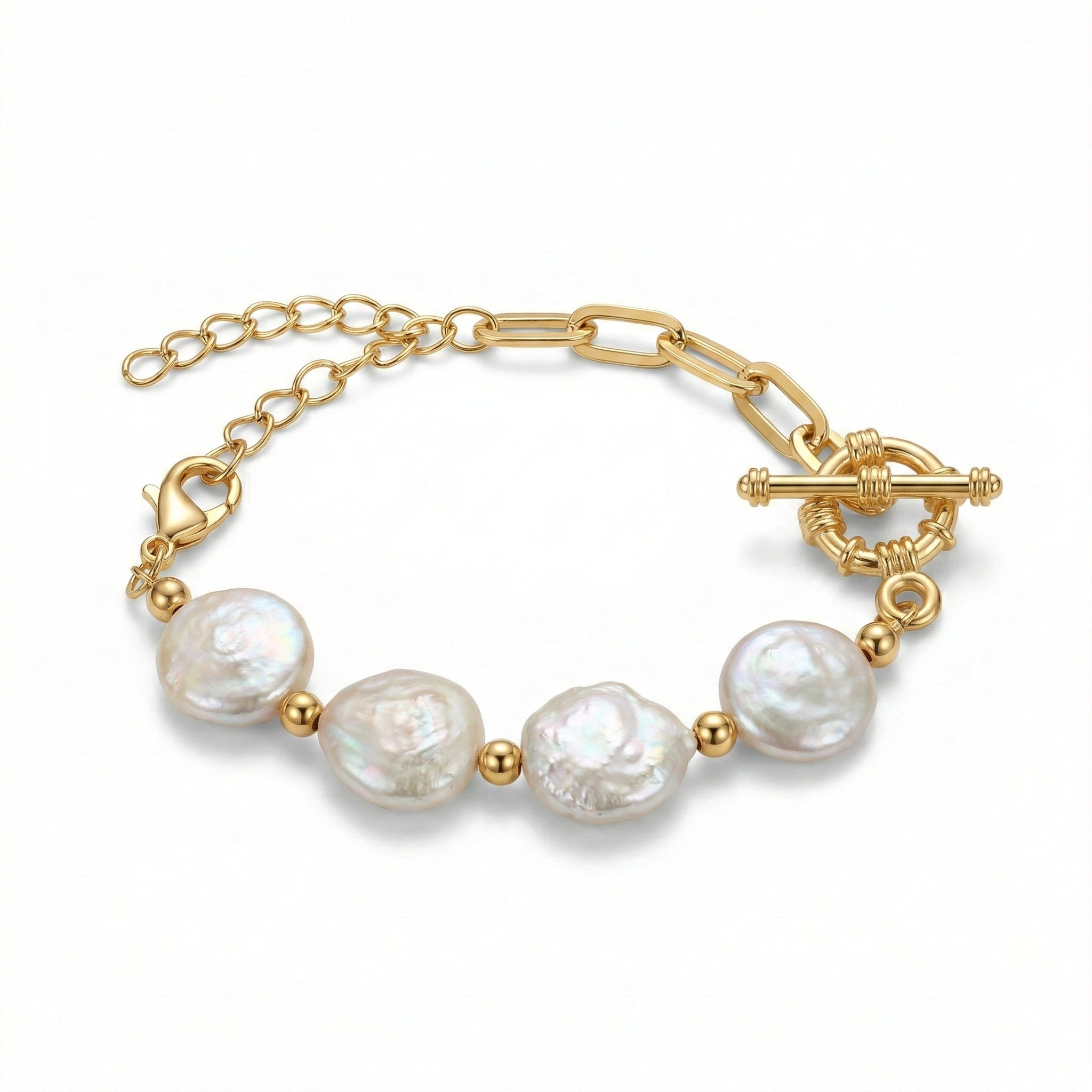 Genuine Pearl Bracelet Set