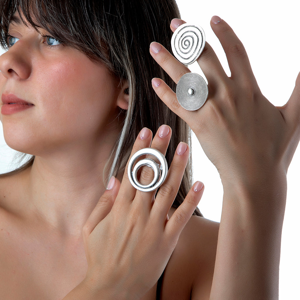 Double Spiral Ring