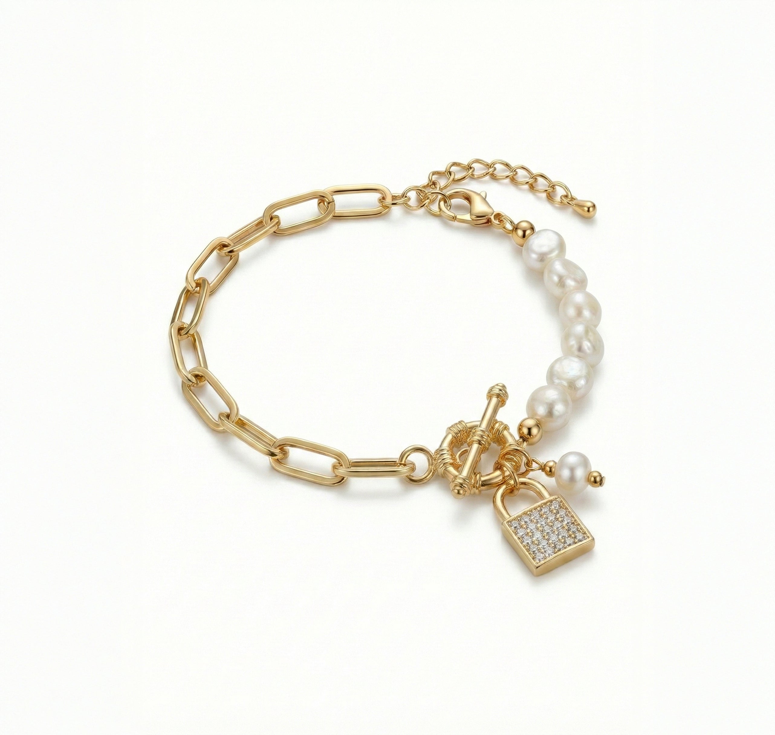 Genuine Pearl Bracelet Set