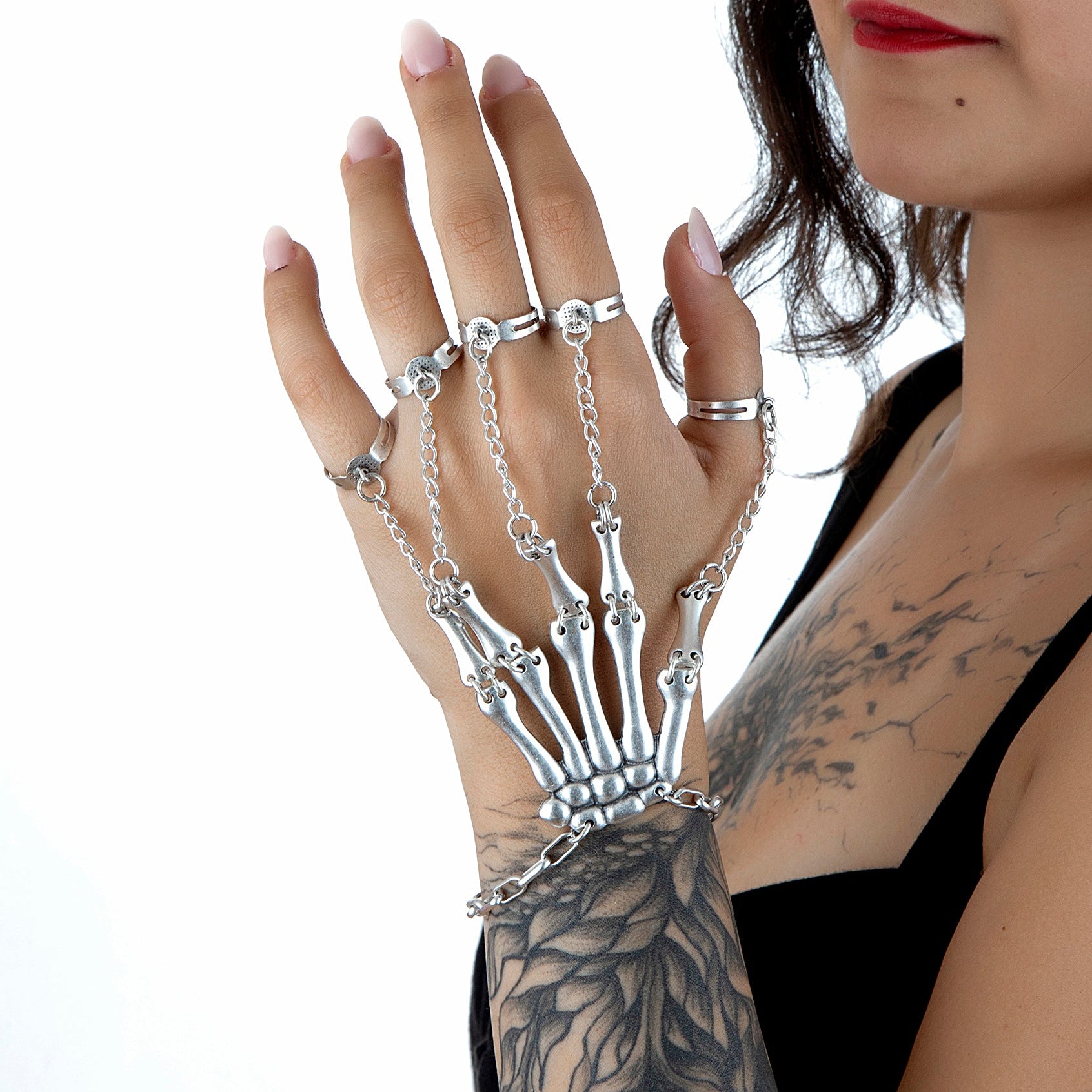 Bone Chain Hand Harness