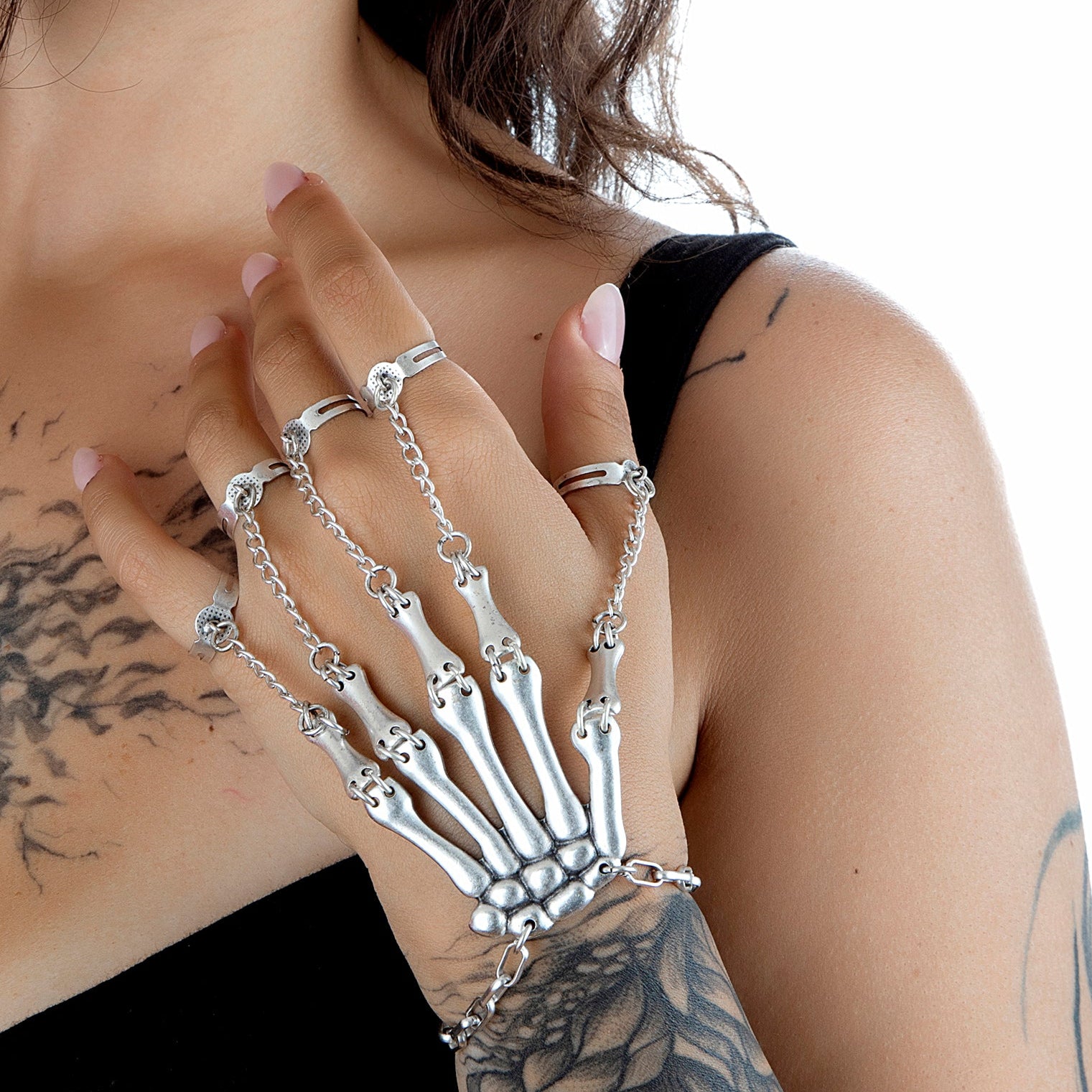 Bone Chain Hand Harness
