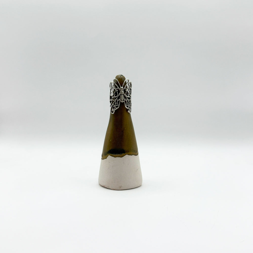 Textured Butterfly Ring