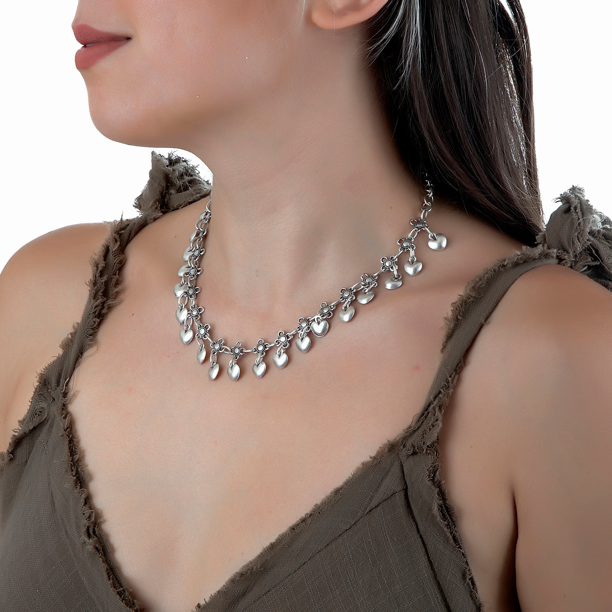 Tiny Hearts Necklace