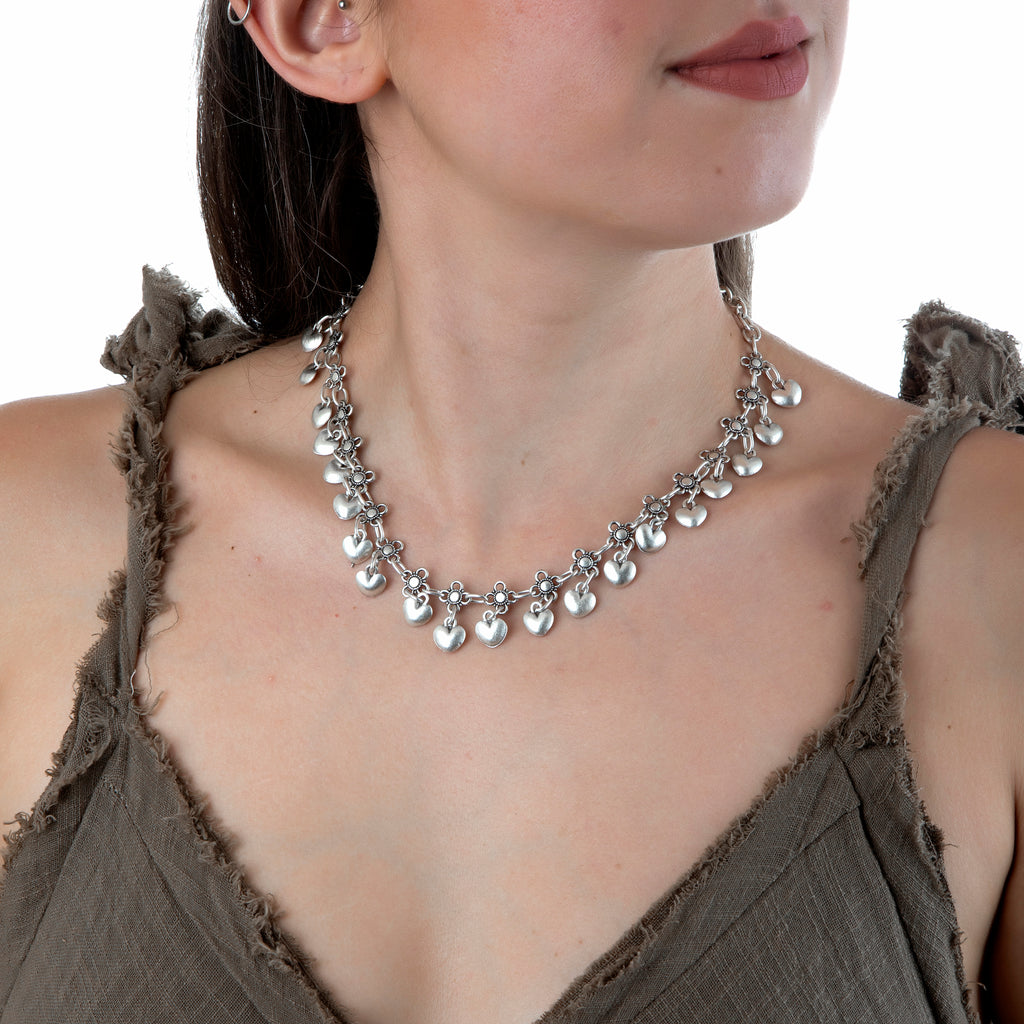 Tiny Hearts Necklace