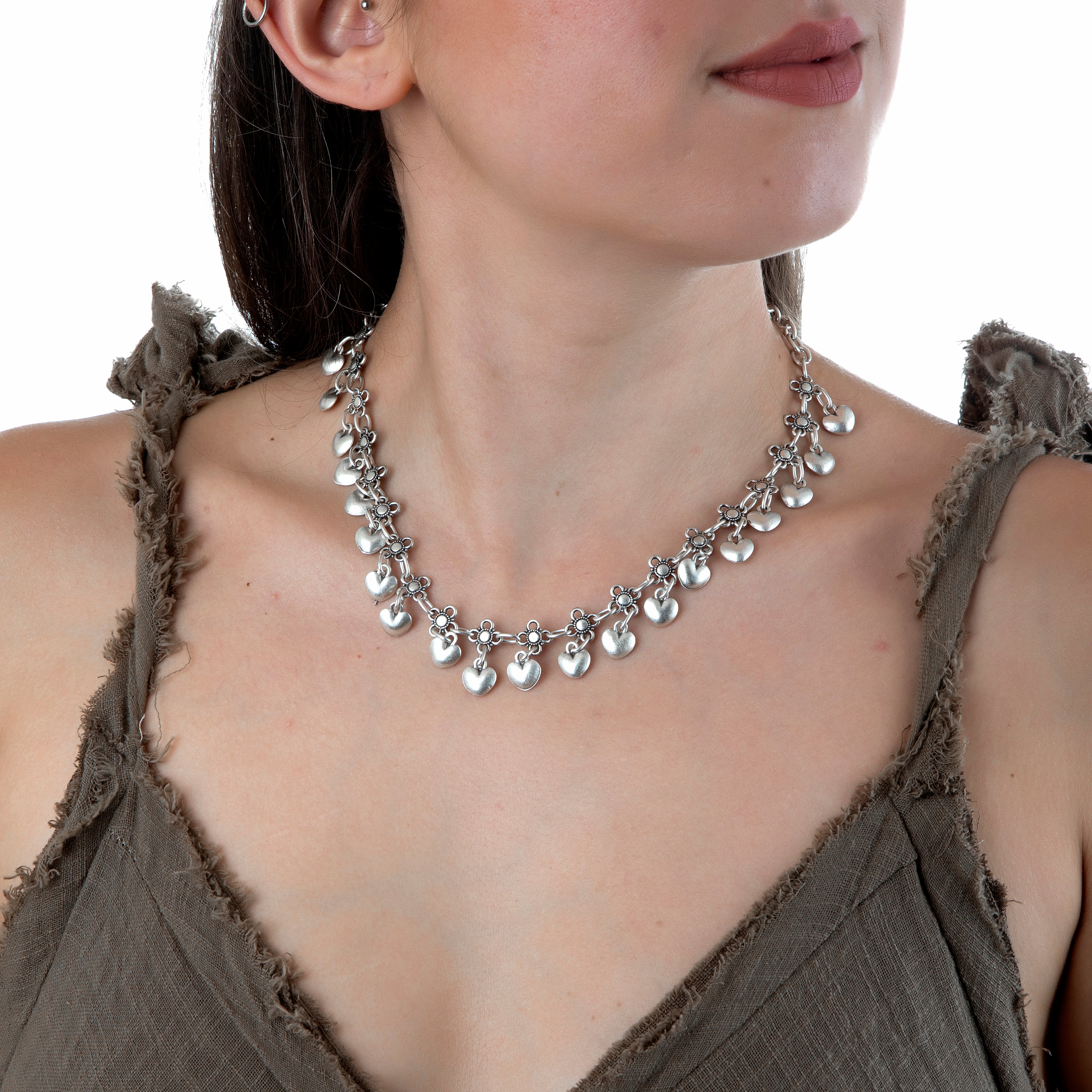 Tiny Hearts Necklace