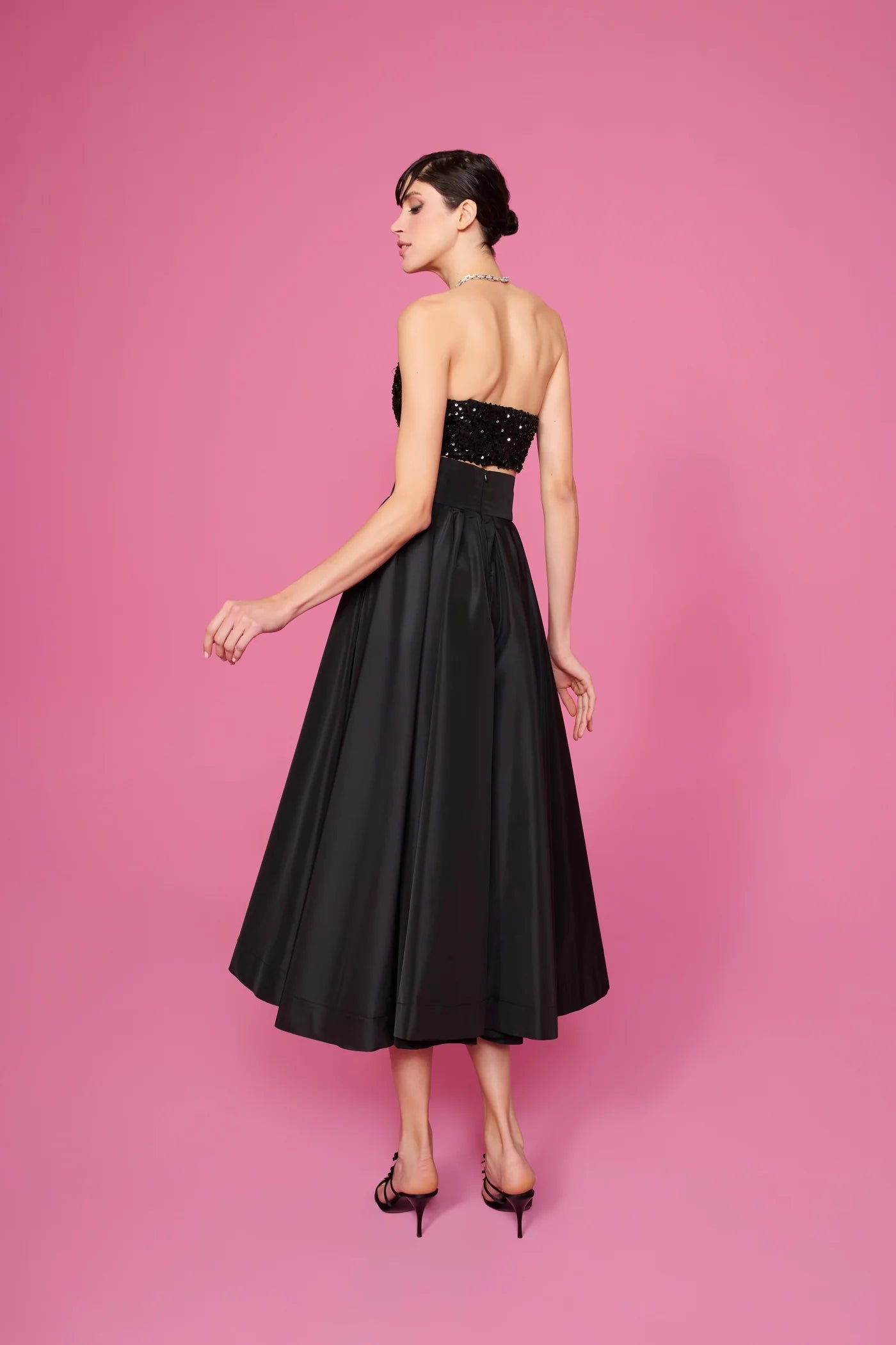 Cecillia Taffeta Full Circle Skirt
